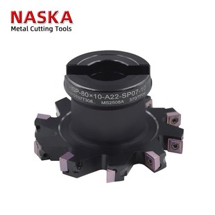 HSP-80三面刃铣刀盘可转位铣刀盘侧铣开槽刀盘SPGT刀片数控铣刀盘