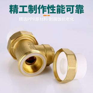 双活接4分6分全铜20 PPR止回阀卧立式 25逆止热熔自来水管表单向阀
