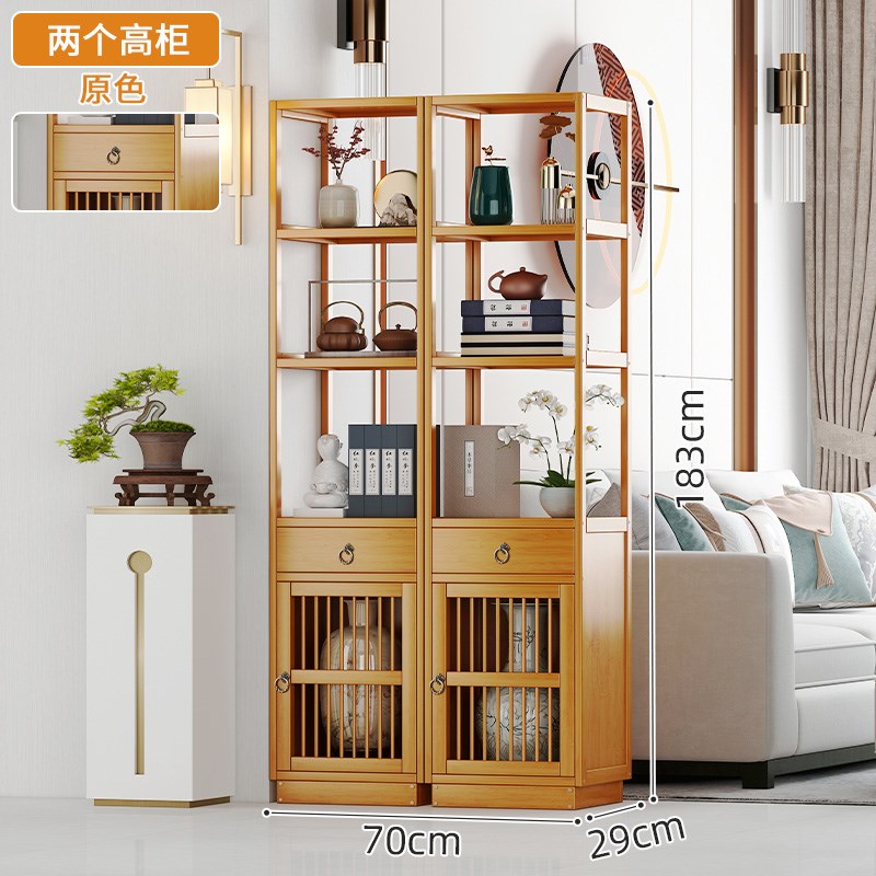 新中式屏风隔断墙客厅镂空格栅家用卧室轻奢高级感折叠移动遮挡帘