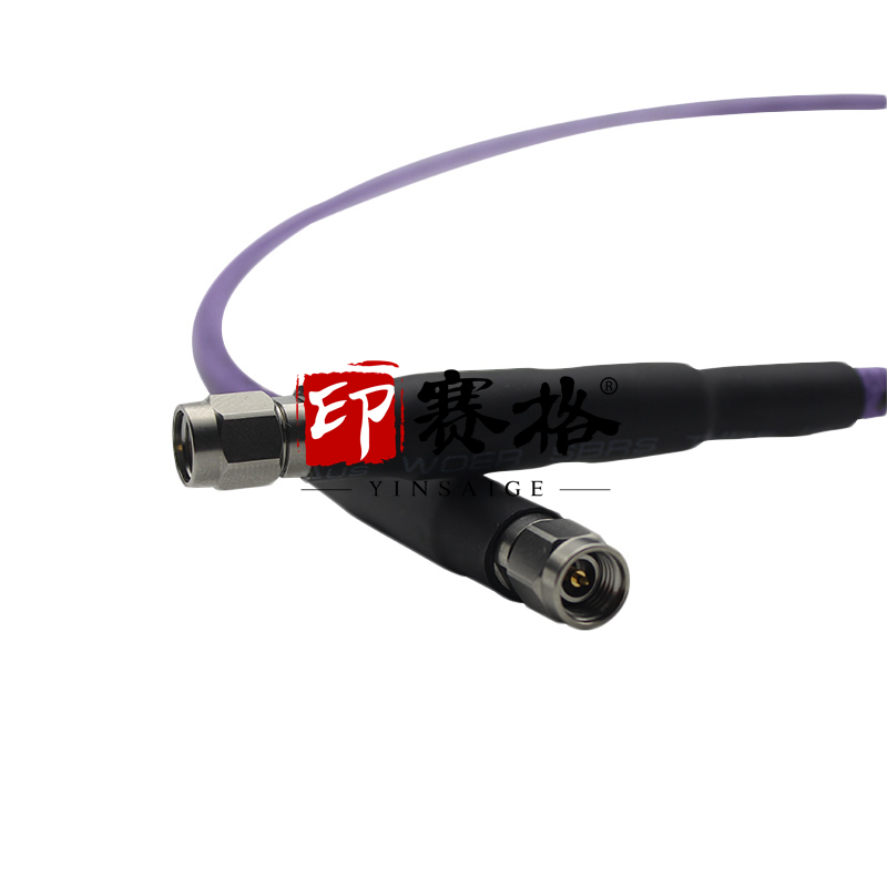 毫米波测试线eSMA3.5MM公转3.5MM公头26.5GHZ 网分测试电缆带铠甲