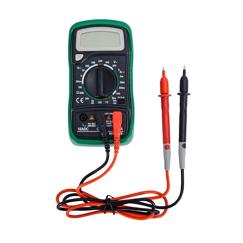 数字万用表MAS838 小型电流电压 手持式数显万用表家用电工