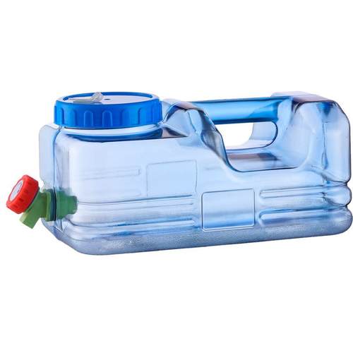 矮扁方形户外自驾游带龙头储水桶茶具储水桶纯净矿泉装水桶饮水桶