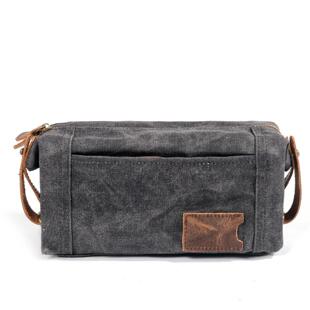 洗漱包出差女蜡帆布旅行小号收纳袋洗漱包男防水化妆包大容量