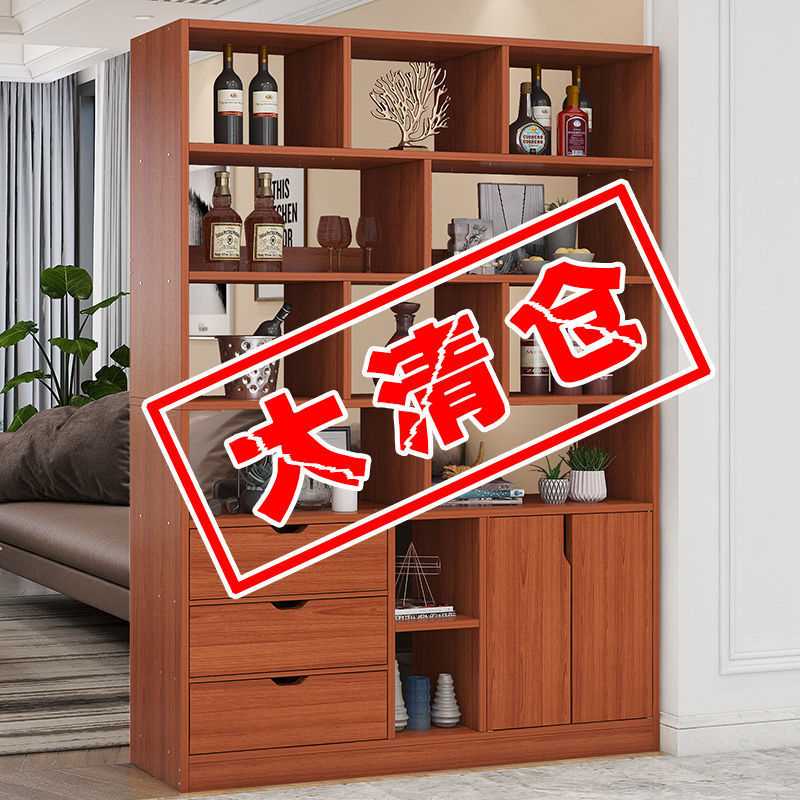 ll酒柜展示柜靠墙隔断柜客厅新款双面进门玄关柜家用多功能隔断