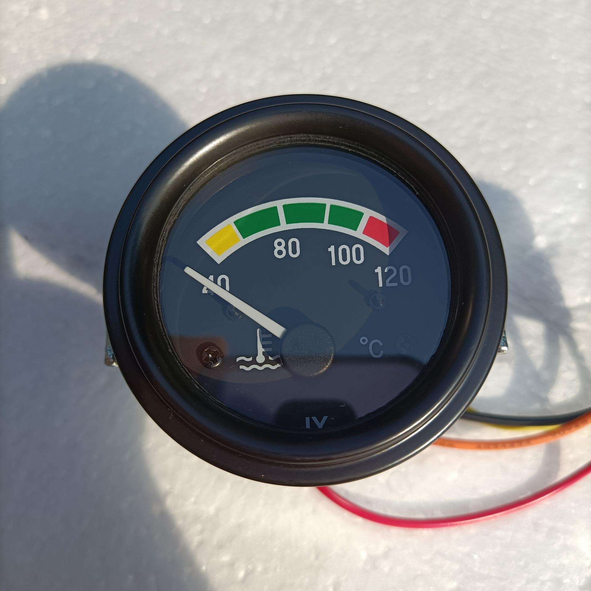 山东55mm水温度表40-120改装车车载水箱温度表12v24v带背光灯