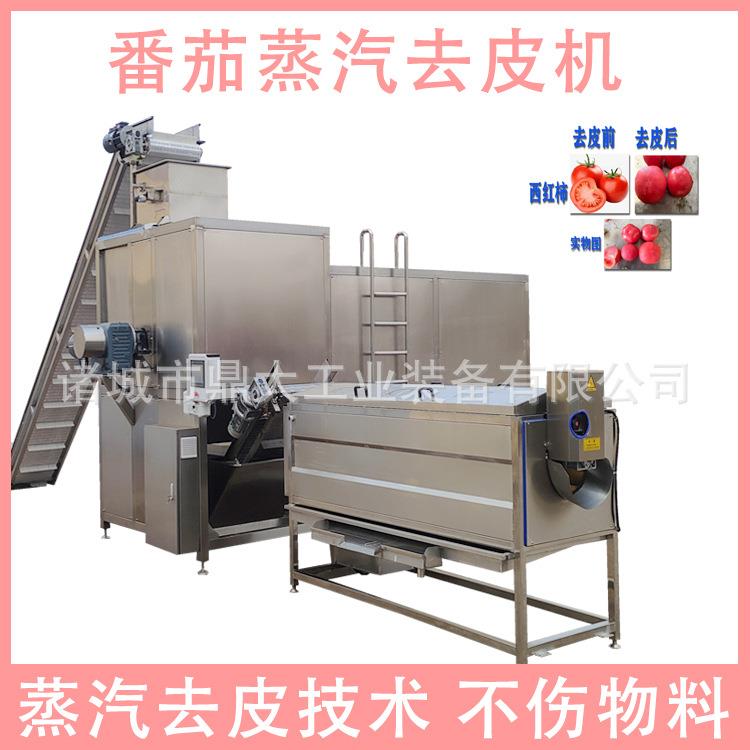 全自动果蔬西红柿蒸汽去皮机番茄去皮机圣女果剥皮机鼎大工业