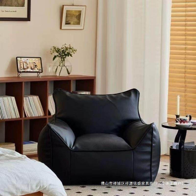 懒人沙发豆袋可躺可睡榻榻米奶油风卧室客厅阳台休闲椅单人小沙发