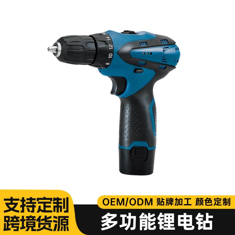 MT6012博顺BOSHUN手电钻家用充电式多功能可调速锂电钻