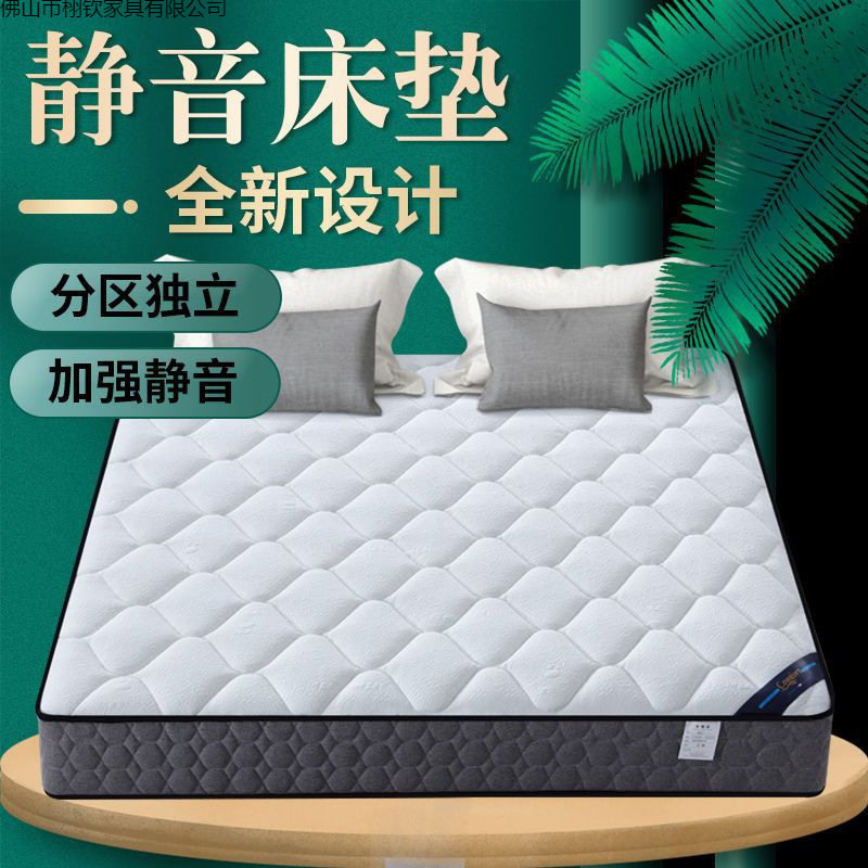席梦思床垫软硬两用20厚1.8米1.5家用双人经济型椰棕弹簧床垫