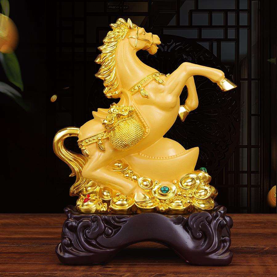 马到成功马摆件招财吉祥物客厅玄关书房公司桌面办公室高端装饰品图片