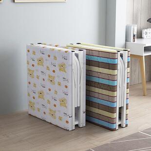 *一米五宽的折叠床铁床米宽铁床米宽折贴单人床拆叠单人床双