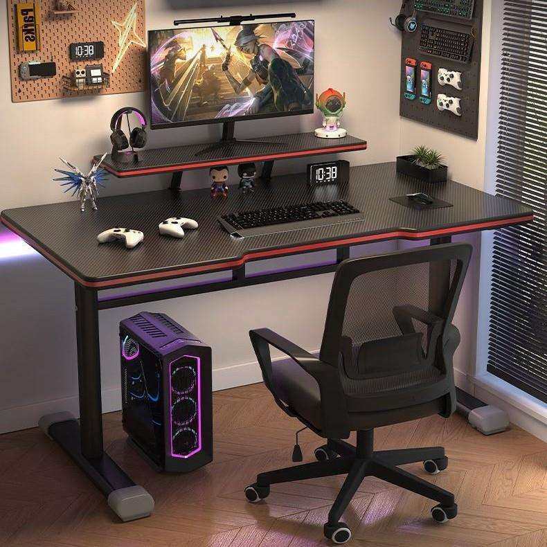 电脑桌台式家用电竞桌学生书桌学习桌简约办公桌子工作台可升降桌