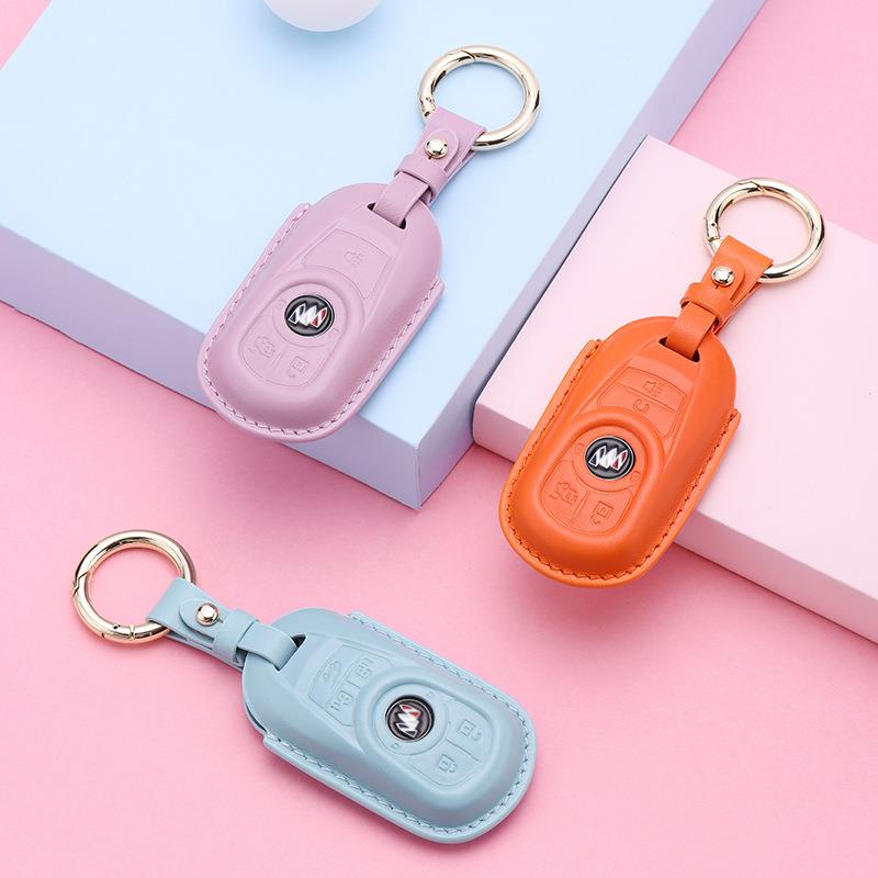 专用别克GL8车钥匙套ES28T/Avenir艾维亚ES陆尊真皮包壳