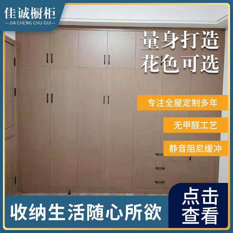 宁波佳诚全屋家具板式衣柜现代简约组合收纳衣柜家用卧室衣柜