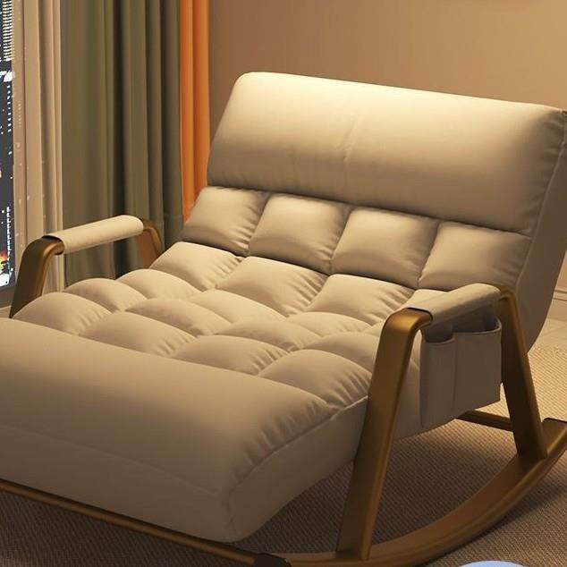 折叠躺椅午休可坐可躺可睡三用椅家用阳台晒太阳新款靠背椅摇摇椅