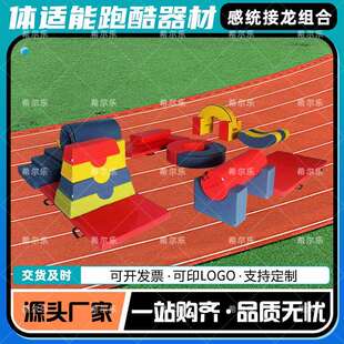 体适能感统训练套装游乐园S独木桥组合爬钻滑套装鞍马趣味接龙