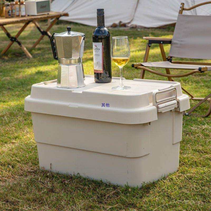 平替户外露营收纳箱车载车用大号整理储物箱后备杂物箱大容量