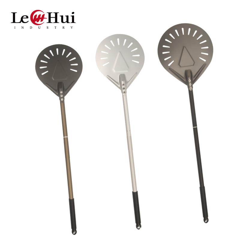 Lehui披萨转铲圆形两节两节可拆解接驳789英寸铲面商用家用厨具