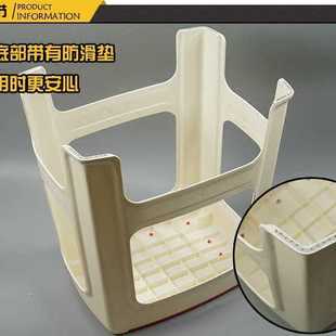 高凳加厚健安双色凳高凳坐凳塑料凳子防滑家用坐凳椅子配餐桌08