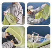 户外儿童充气沙发露营充气床垫小型懒人沙发超轻折叠野外睡觉神器