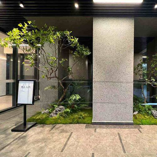高端马醉木仿真植物橱窗造景室内装饰树仿生绿植大型假树简约景观