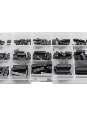 跨境 140pcs 盒装 销及键平键销3/4/5/6mm平行销方形销子套件