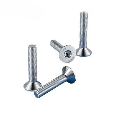 新品无磁316L不锈钢沉头内六角螺丝平头加长全牙手拧螺钉DIN7991