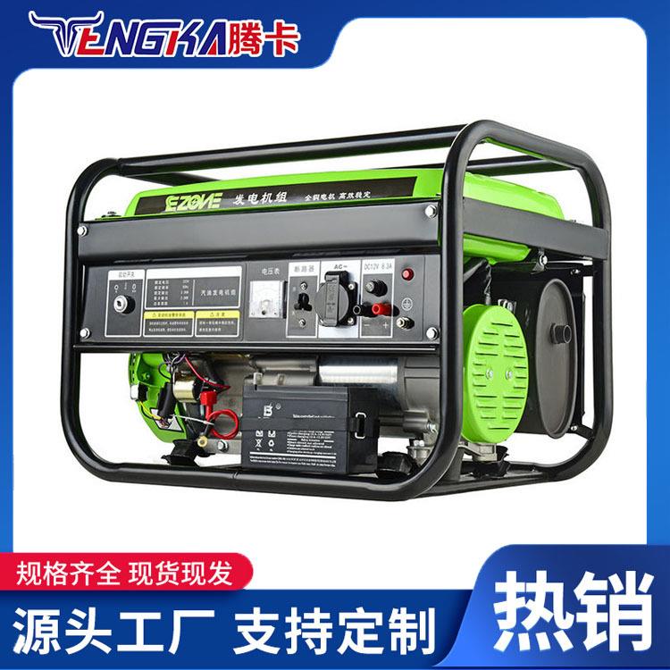 单相三相发电机12kw四冲程单杠风冷电启动汽油发电机