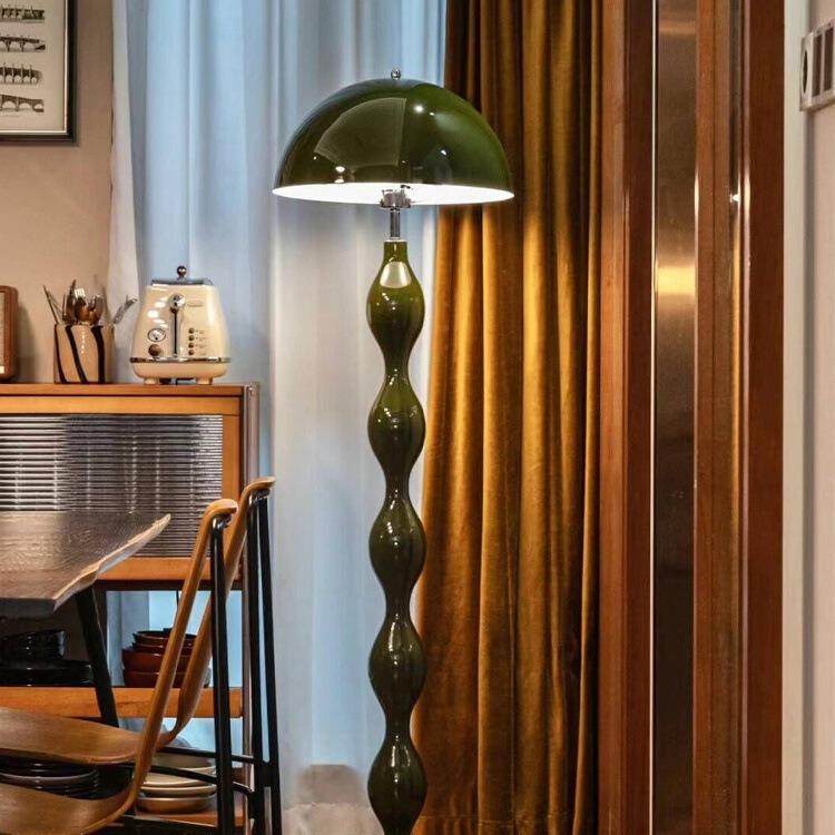 法式奶油风蘑菇落地灯客厅沙发旁高颜值艺术装饰摆件黑色落地台灯