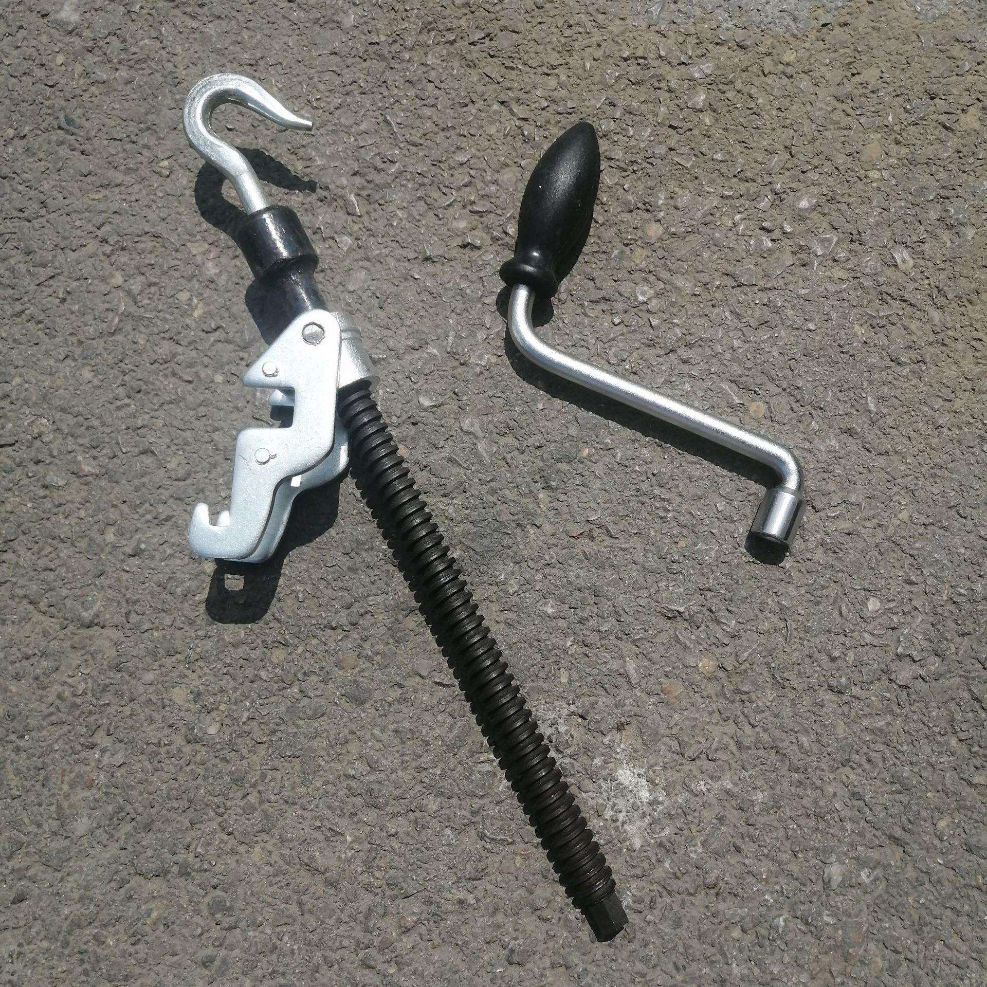 铁路人工制动机岔道密贴闭锁器防溜带手摇把轨道紧固器