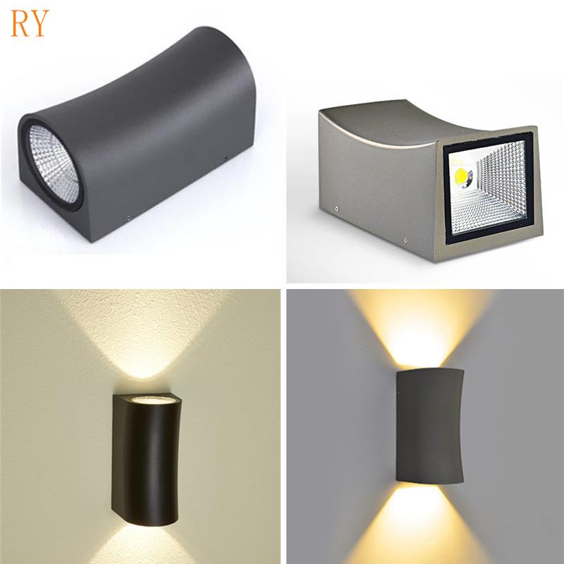 户外长方形壁灯防水LED室内现代简约庭院别墅走廊阳台外墙壁欧式