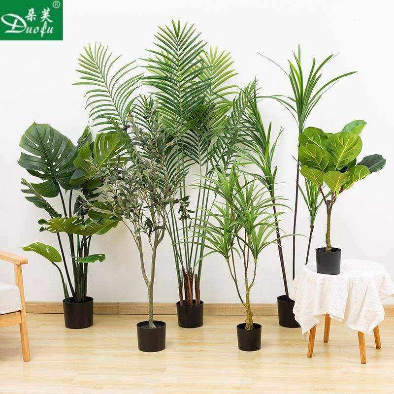 仿真树植物盆景盆栽商场办公室客厅装饰花假花绿植旅人蕉