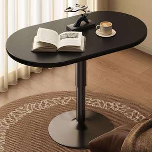 可移动升降茶几沙发边几边桌客厅极简卧室岩板置物架阳台小桌子无