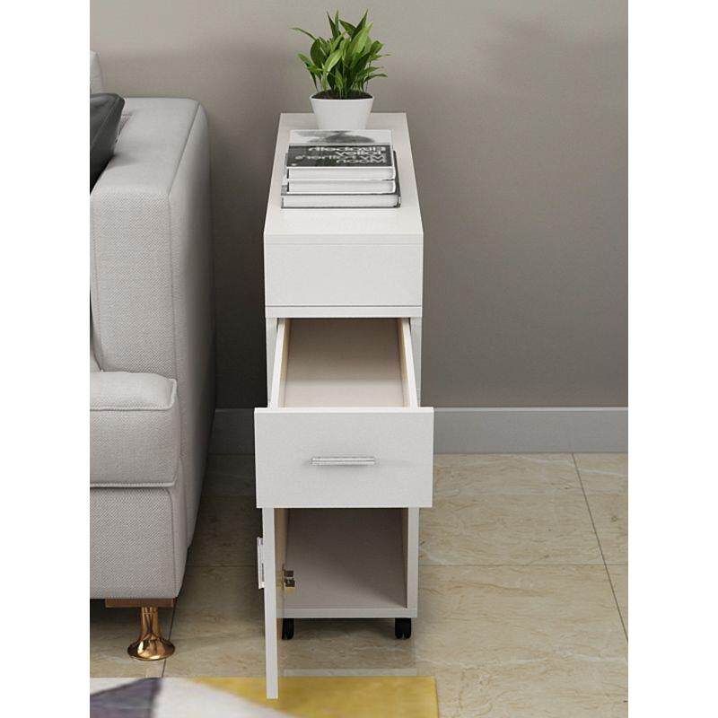 客厅沙发边柜边几侧柜简约现代夹缝抽屉式收纳柜扶手柜缝隙可移动