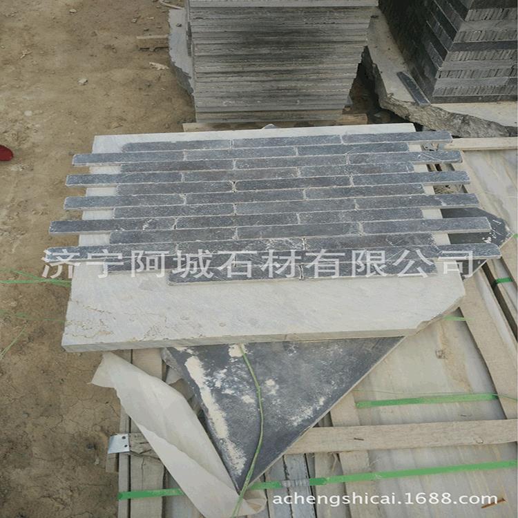 庭院花园天然青石板汀步石踏步石地铺石室内外防滑户外露台地砖