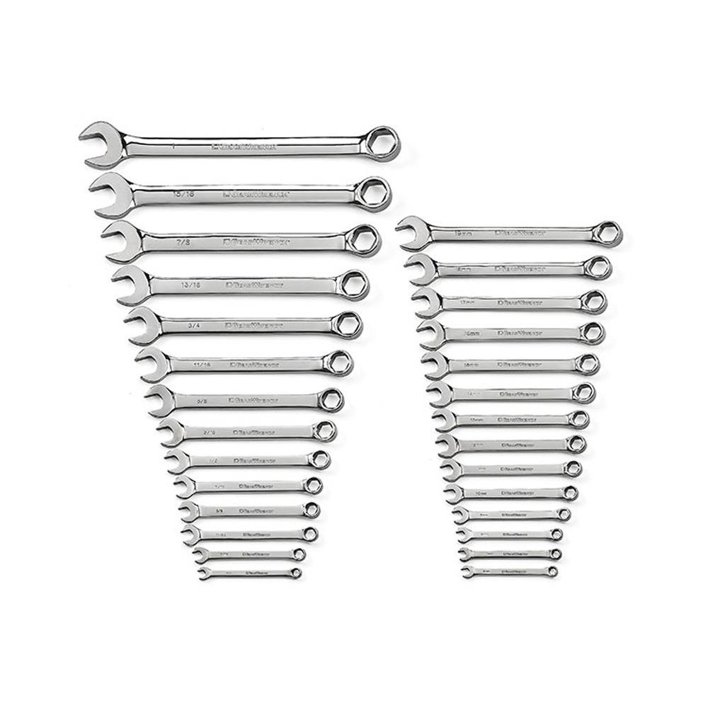 GEARWRENCH28件套开口六角两用扳手套装公制和英制81923