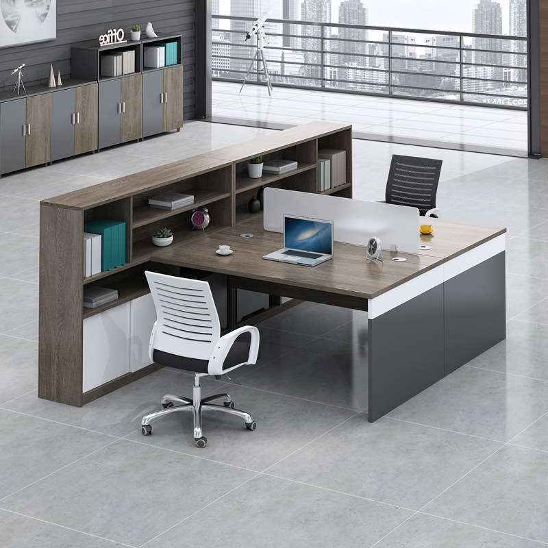 职员办公桌员工电脑桌椅组合财务办公桌2人/6人4人屏风工作位卡座