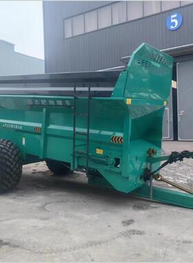 四轮车牵引式扬粪机10方双竖蛟龙撒肥机3方自走式三轮撒粪车
