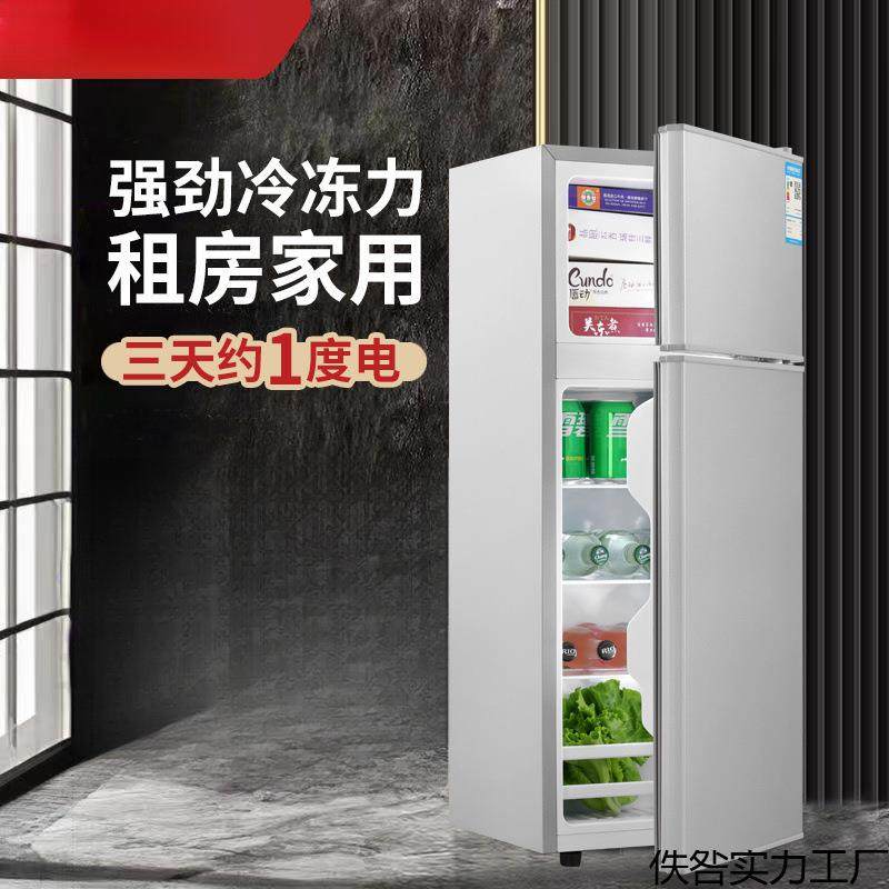 小冰箱小型家用租房冷冻冷藏单人迷你电冰箱双门车载冰箱