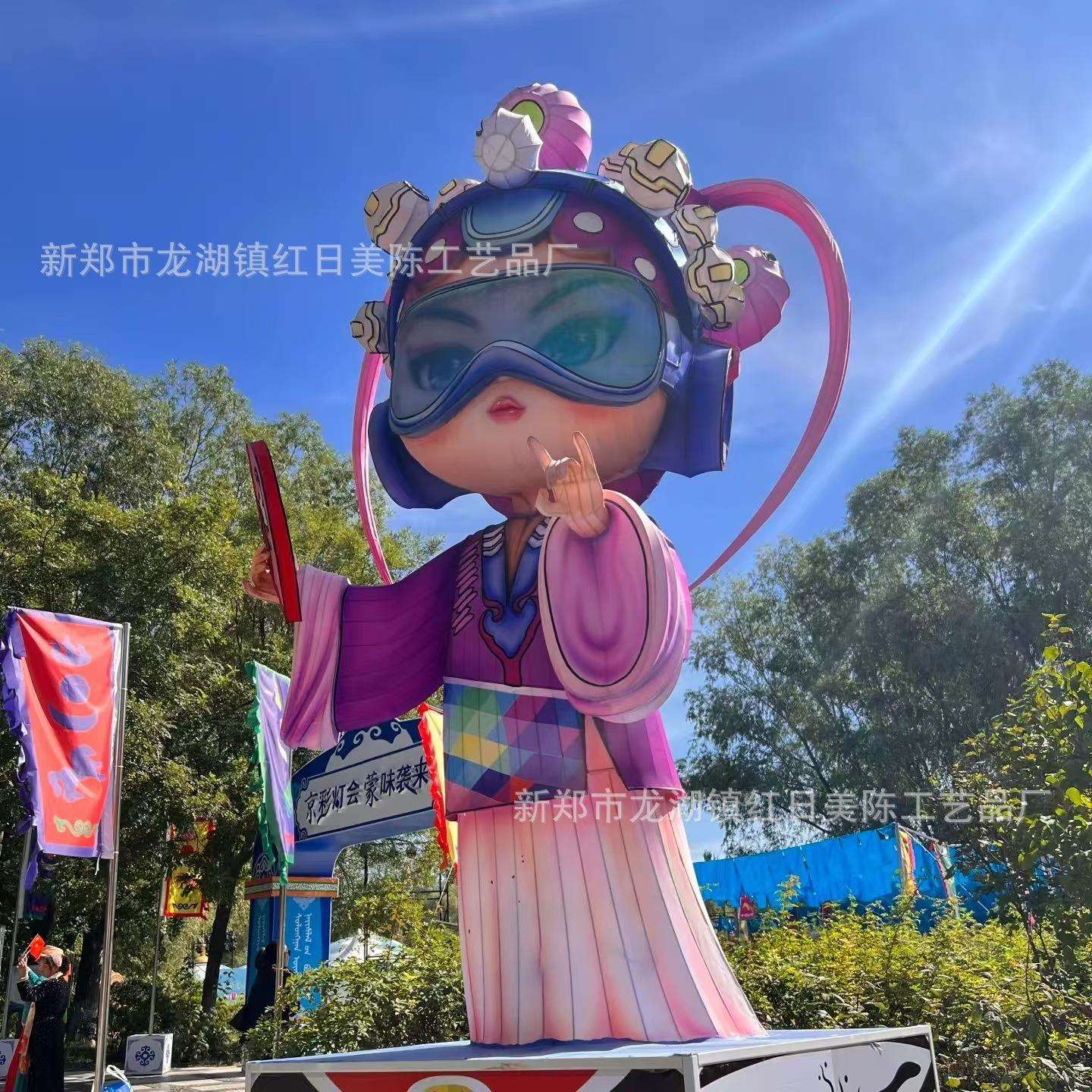 节日花灯彩灯大型灯组河南直销自贡手艺户外亮化迎春彩灯