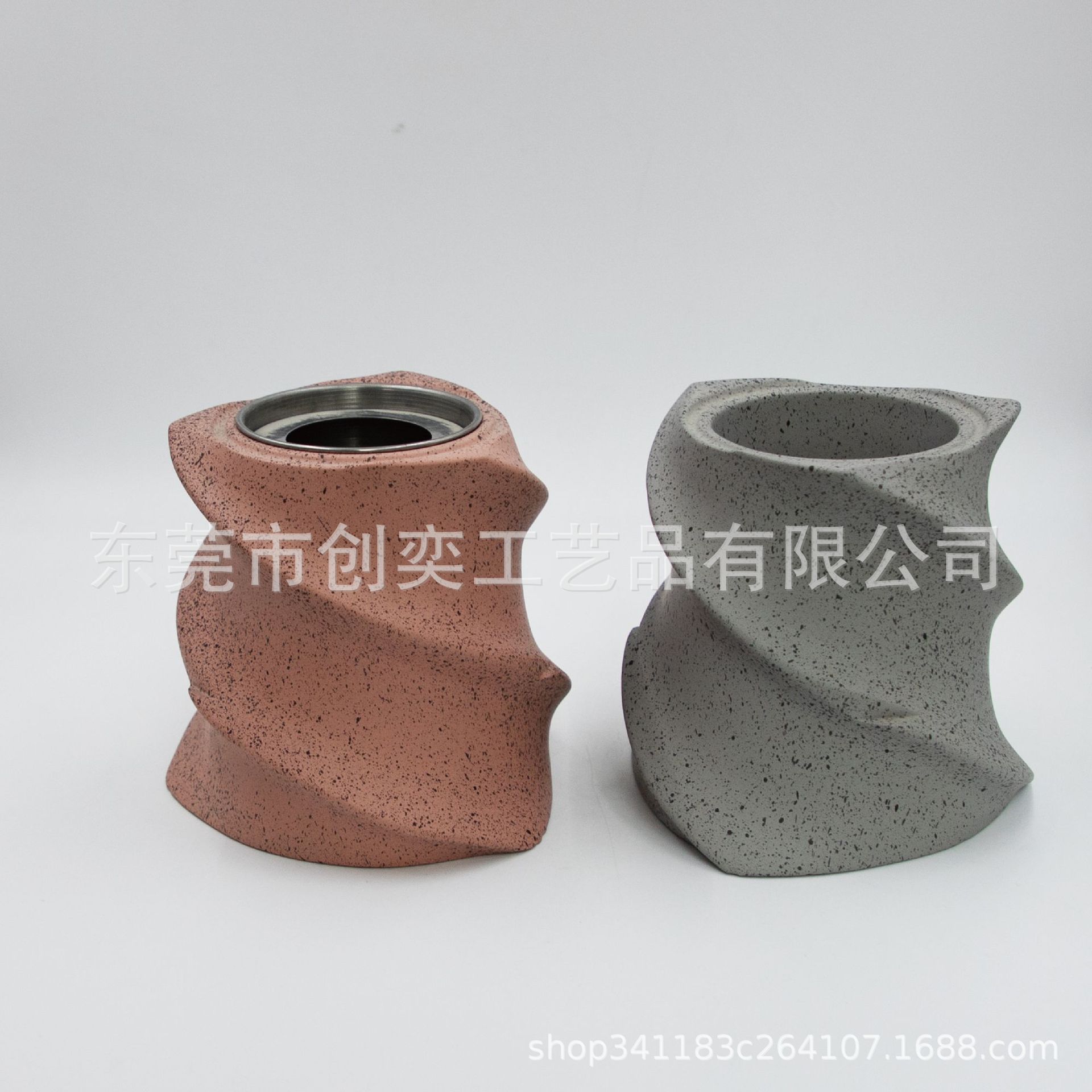 小型酒精壁炉装饰火炉水磨石火焰壁炉家用客厅摆件2012