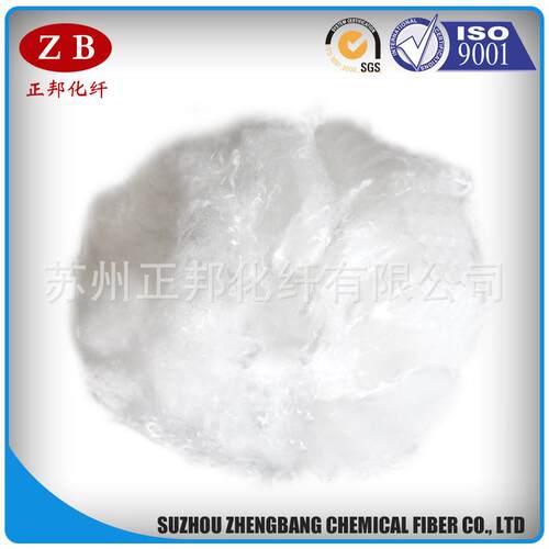 热风棉专用大化白色2D*51MM涤纶短纤维,亲水无荧光
