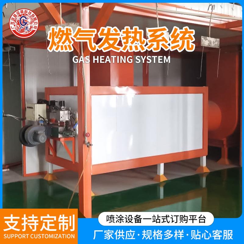 工厂现货高温固化炉升温静电喷涂全套设备喷粉机高温烤漆房