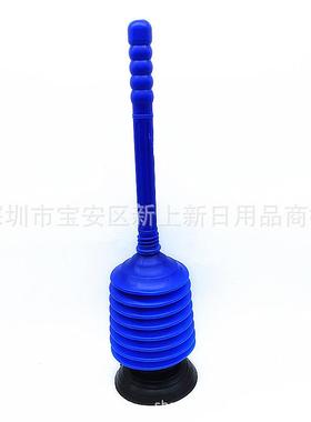 蓝色厕所泵 双层高压马桶吸 加厚真空通厕器下水道疏通器厂价直供