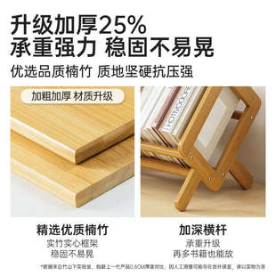 桌面书架置物架小型立式多层桌上书桌收纳儿童简易不占地方的书架