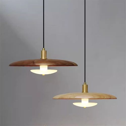 北欧餐桌云石吊灯吧台餐厅卧室床头设计创意轻奢灯饰茶室实木吊灯