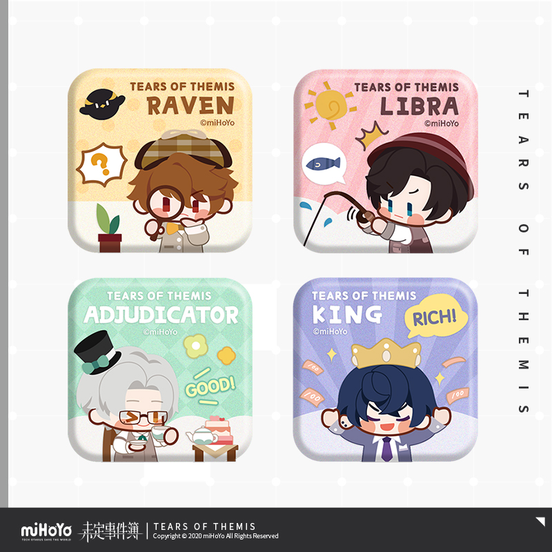 【米哈游/未定事件簿】闲憩系列 Q版方形徽章