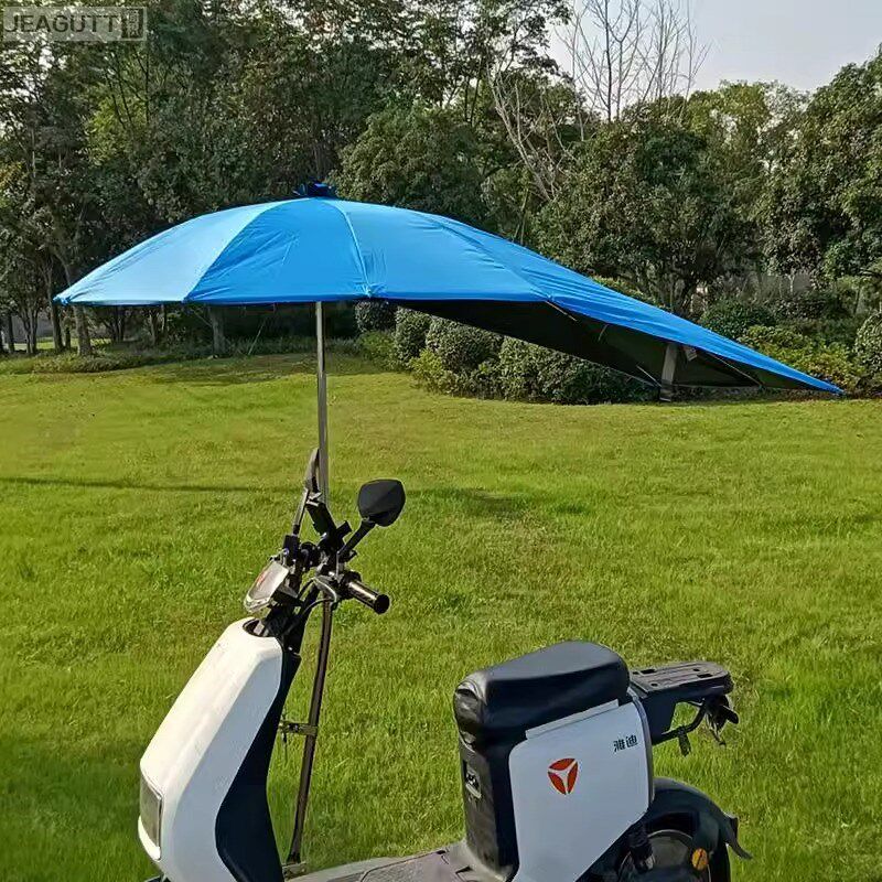 电动车电瓶车雨伞遮阳伞防晒雨棚雨伞支架外卖车雨伞踏板车太阳伞