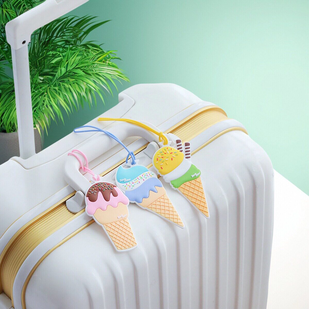 旅行用品卡通冰激凌李牌箱