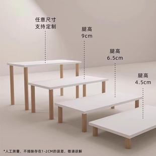 显示器架桌面抬高架分层架办公桌收纳垫高架扩大桌子神器实木